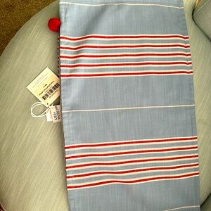 Serena & Lily Perenials Lake stripe pillow! 12x21 ❣️🩵